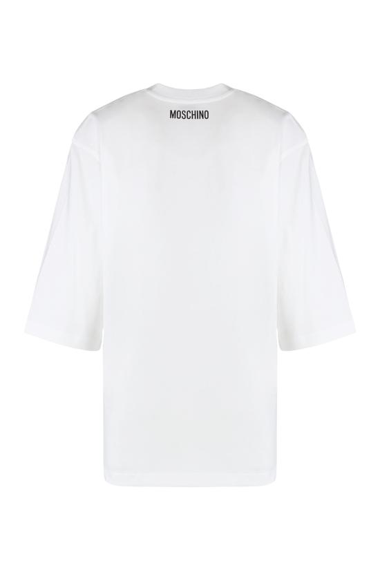 25FW 모스키노 폴로 티셔츠 0715 WHITE - MOSCHINO