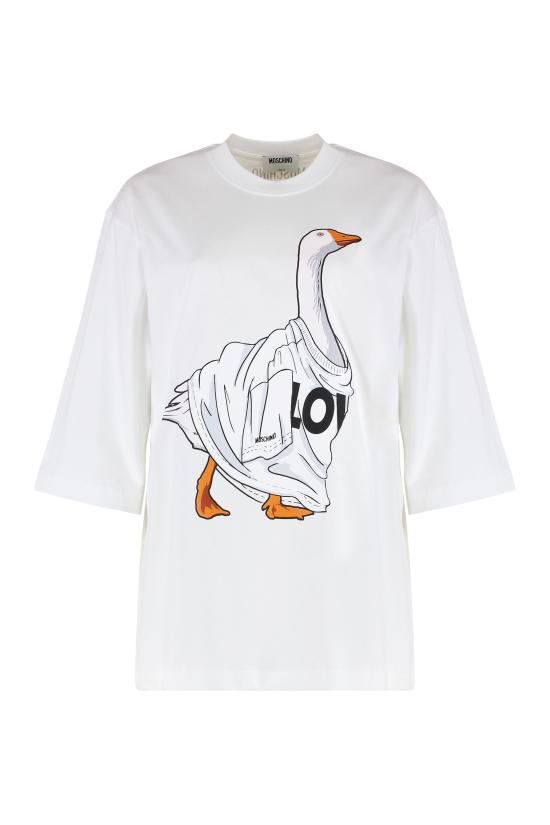 25FW 모스키노 폴로 티셔츠 0715 WHITE