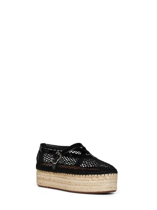 26FW 알라이아 플랫 슈즈 AA3P1003A028 999 BLACK - ALAIA