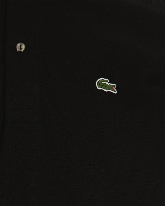 26FW 라코스테 클래식 롱슬리브 폴로 셔츠 L1312 BLACK - LACOSTE
