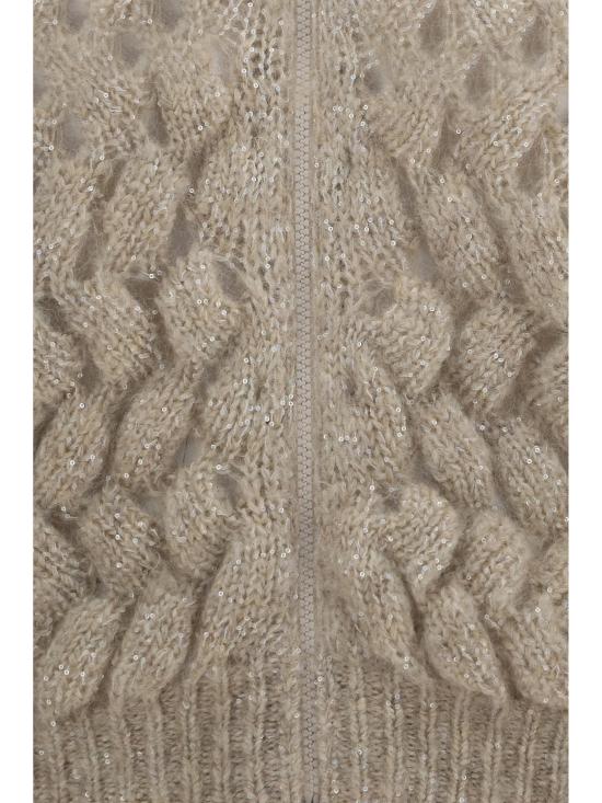 26FW 브루넬로 쿠치넬리 스웨터 MNT347516 BEIGE - BRUNELLO CUCINELLI