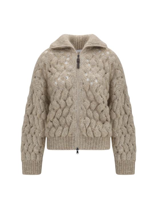 26FW 브루넬로 쿠치넬리 스웨터 MNT347516 BEIGE