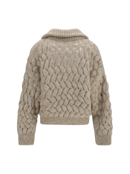 26FW 브루넬로 쿠치넬리 스웨터 MNT347516 BEIGE - BRUNELLO CUCINELLI