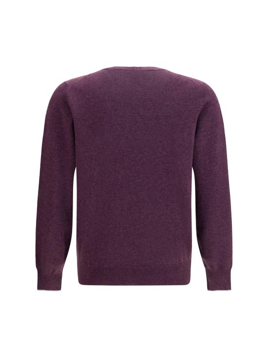 26FW 브루넬로 쿠치넬리 캐시미어 니트 M2200100 PURPLE - BRUNELLO CUCINELLI