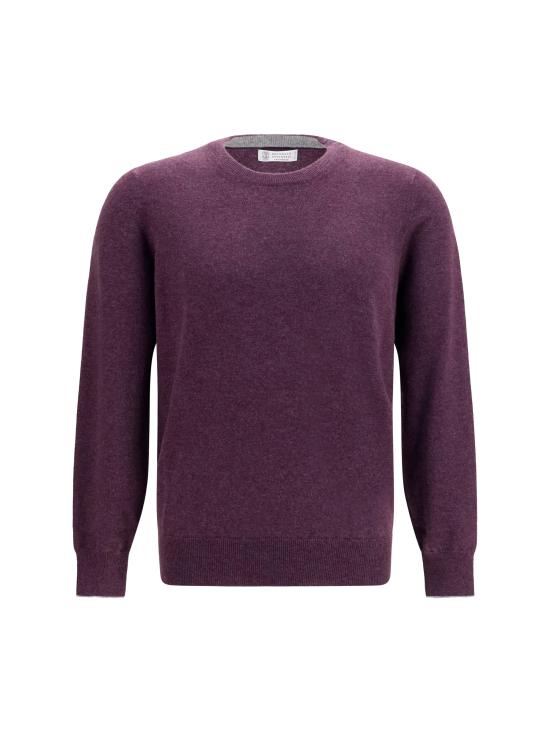 26FW 브루넬로 쿠치넬리 캐시미어 니트 M2200100 PURPLE - BRUNELLO CUCINELLI