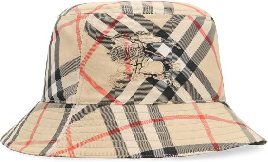  버버리 EKD 체크 패턴 버킷햇 8100740 BEIGE - BURBERRY