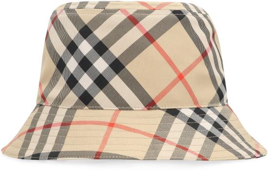  버버리 EKD 체크 패턴 버킷햇 8100740 BEIGE - BURBERRY
