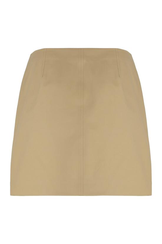 25FW 버버리 레더 체크 테라스 스니커즈 8110354 BEIGE - BURBERRY