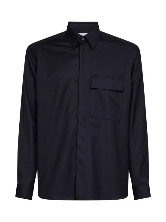 26FW 디40 셔츠 D1HFW26270002 E044 NAVY