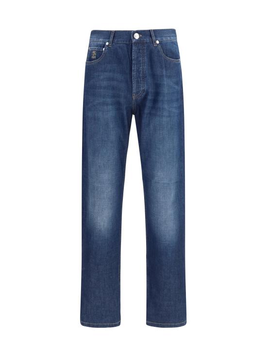 26SS 브루넬로 쿠치넬리 데님 팬츠 ME645O1090 BLUE