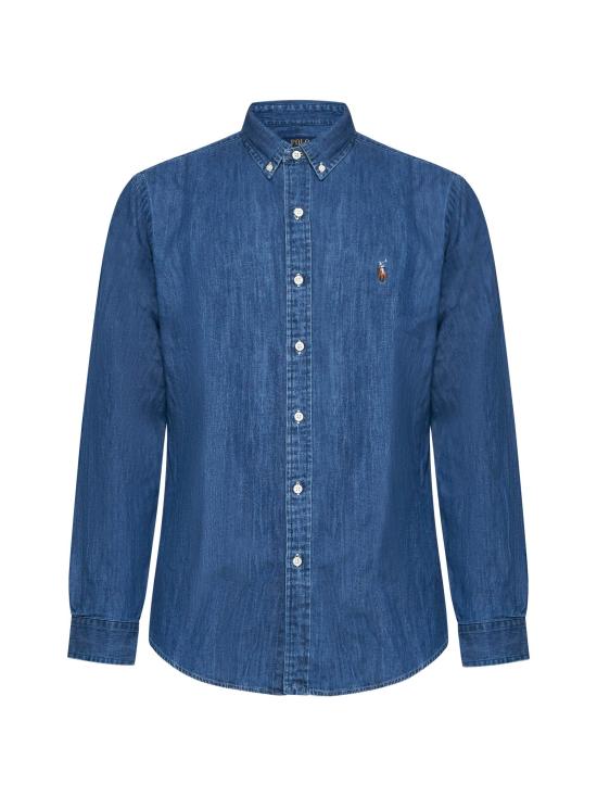 26FW 폴로 랄프로렌 클래식 플리스 후드 집업 710548539 001 BLUE