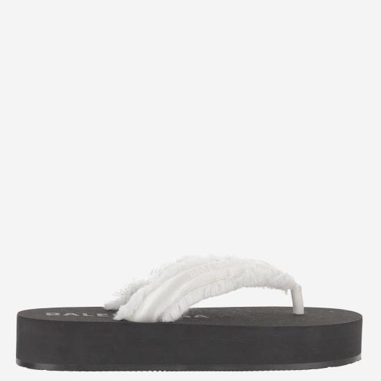 26SS 발렌시아가 플랫 슈즈 870111 WHITE - BALENCIAGA