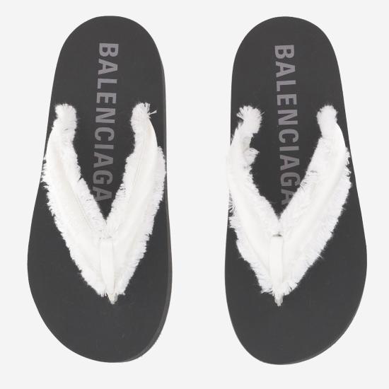 26SS 발렌시아가 플랫 슈즈 870111 WHITE - BALENCIAGA