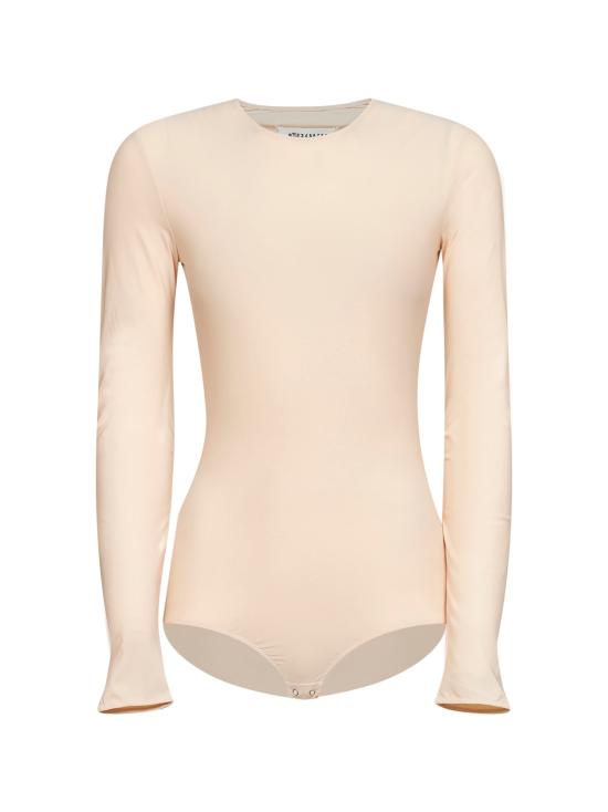 26FW 마르지엘라 바디수트 티셔츠 S51NA0056S20518118 BEIGE