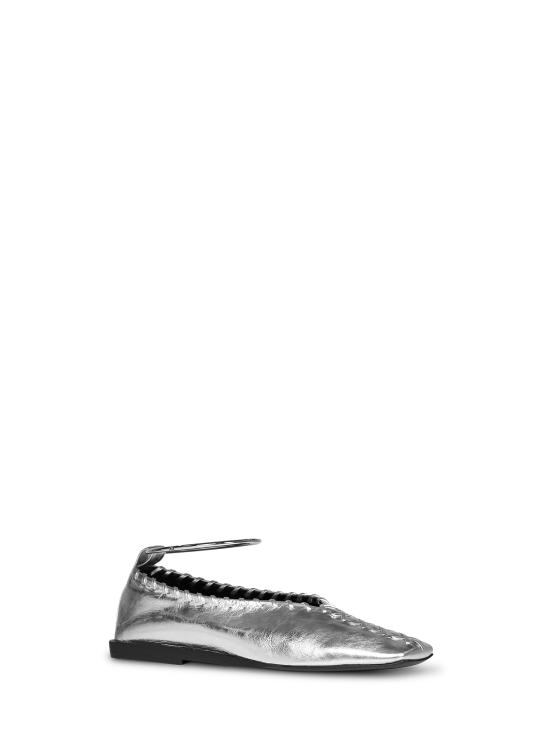 26SS 질샌더 플랫 슈즈 J15WZ0009P4836056 SILVER - JIL SANDER