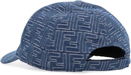  펜디 FF 베이스볼 캡 FXQ768 BLUE - FENDI
