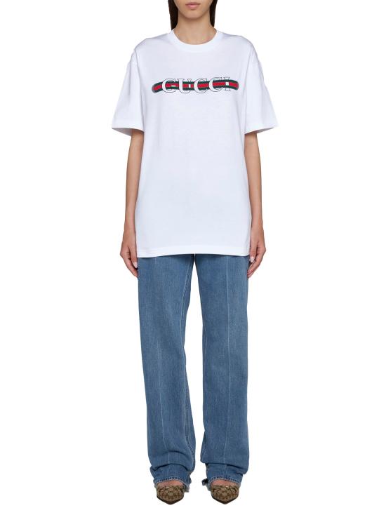 26SS 구찌 프린트 반팔 티셔츠 788093XJGL69074 WHITE - GUCCI