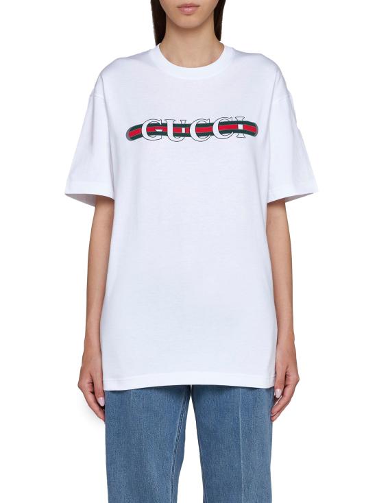 26SS 구찌 프린트 반팔 티셔츠 788093XJGL69074 WHITE - GUCCI