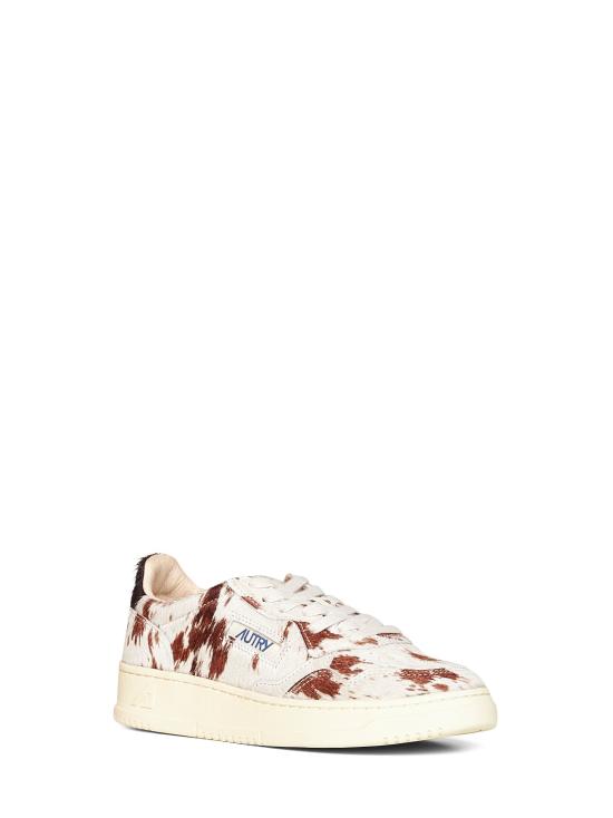 26FW 오트리 메달리스트 로우 레더 스니커즈 AULWJA05DRIPBRN MULTICOLOR - AUTRY