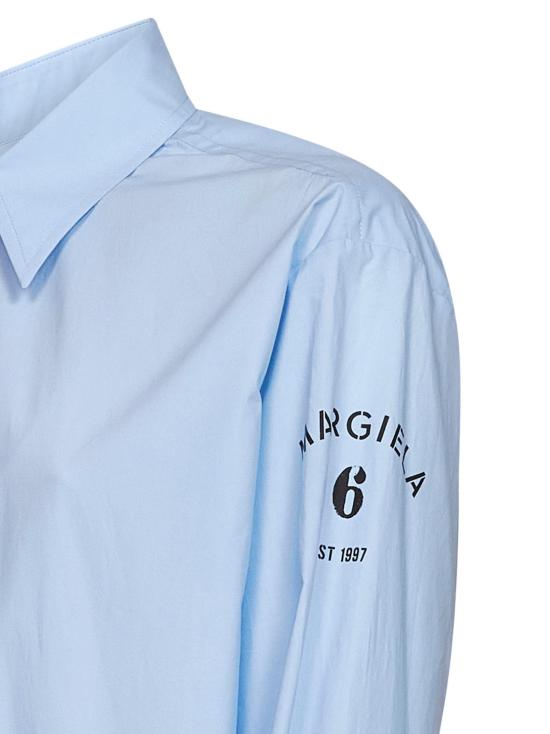 26FW MM6 메종마르지엘라 셔츠 S52DT0072M35256479 BLUE - MM6 MAISON MARGIELA