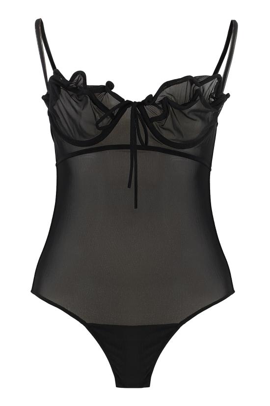  와이프로젝트 바디수트 티셔츠 WBODY23 S25 BLACK