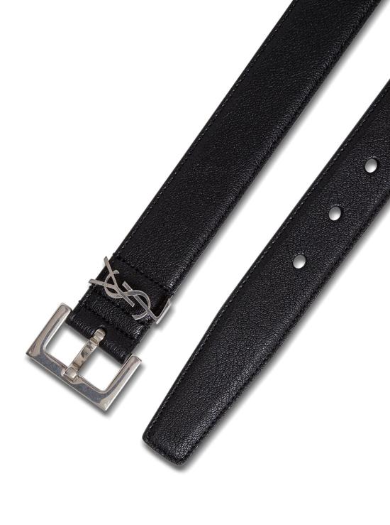 26SS 생로랑 모노그램 벨트 634440 BLACK