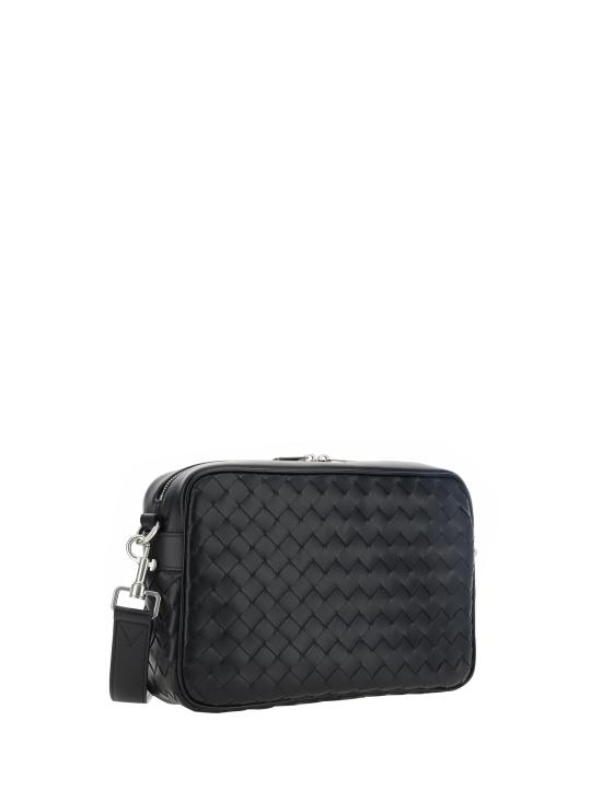 26SS 보테가베네타 미디움 인트레치아토 카메라백 755925V2HL1 BLACK - BOTTEGA VENETA