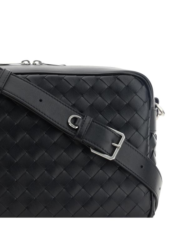 26SS 보테가베네타 미디움 인트레치아토 카메라백 755925V2HL1 BLACK - BOTTEGA VENETA