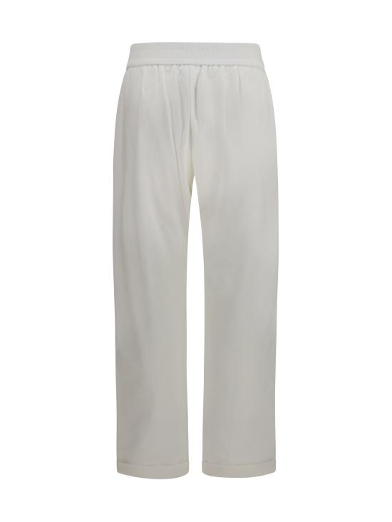 26SS 브루넬로 쿠치넬리 트레이닝/조거 팬츠 MH827FB799 WHITE - BRUNELLO CUCINELLI