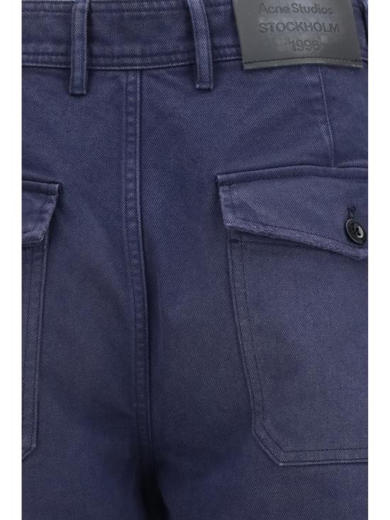 26FW 아크네 스튜디오 스테인드 트윌 팬츠 BK0779 NAVY