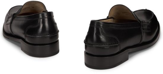 26SS 프라다 레터링 로고 텍스처드 레더 로퍼 2DB238 F X000 BLACK - PRADA