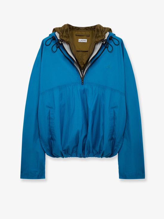 26FW 로에베 테크니컬 쉘 아노락 집업 H526Y02WEX BLUE