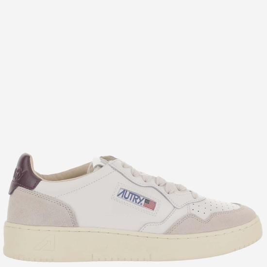 26FW 오트리 메달리스트 로우 레더 스니커즈 AULWLS18 WHITE - AUTRY