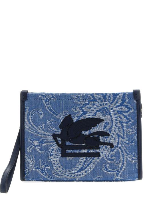  에트로 클러치/파우치 WP2C0007AQ364 BLUE - ETRO