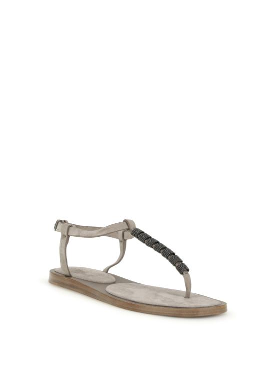 26SS 브루넬로 쿠치넬리 샌들 MZSFC3151 BEIGE - BRUNELLO CUCINELLI