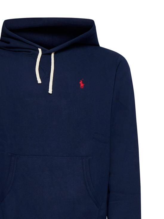 26FW 폴로 랄프로렌 포니로고 자수 후드 티셔츠 710766778 007 NAVY - POLO RALPH LAUREN