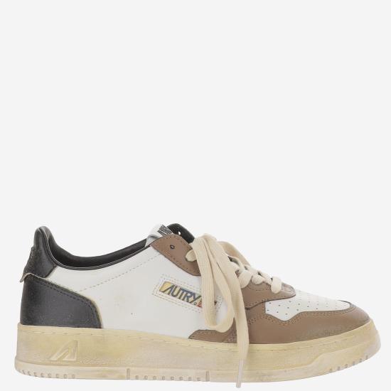 26FW 오트리 슈퍼 빈티지 메달리스트 로우 레더 스니커즈 AVLMSV60 MULTICOLOR