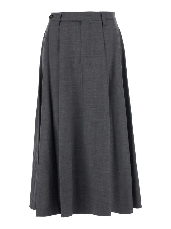 26FW 브루넬로 쿠치넬리 스커트 M0W07G3951 GRAY