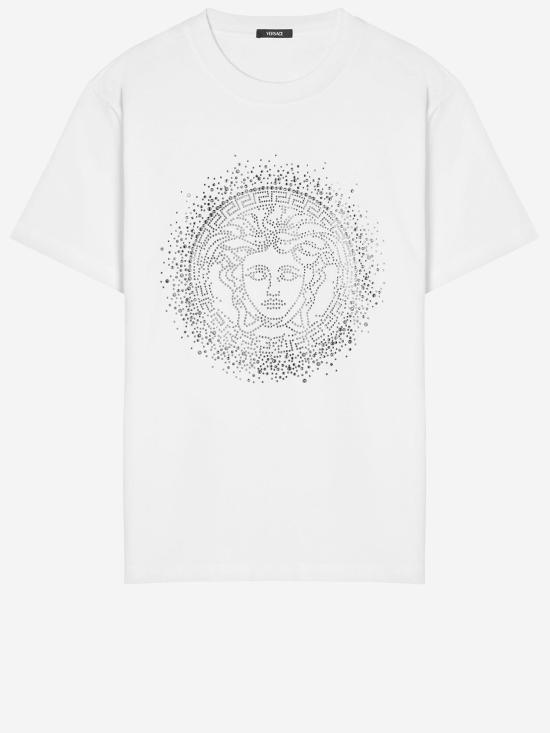 26SS 베르사체 폴로 티셔츠 1023206 WHITE - VERSACE