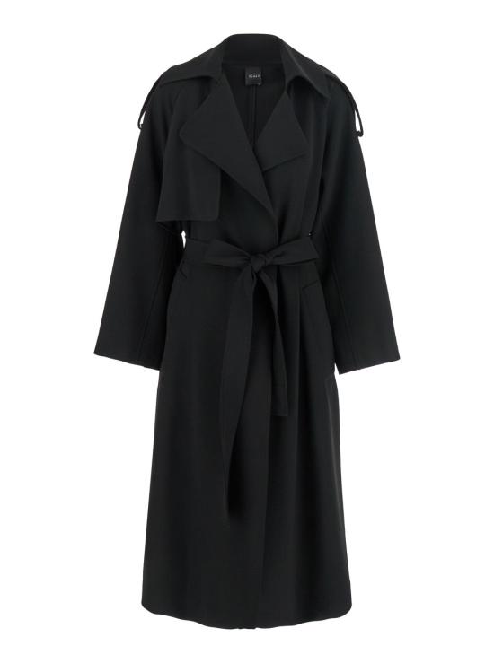 25FW 르플레인 트렌치 코트 44554179 BLACK