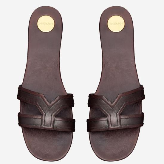 26SS 생로랑 샌들 861853 BROWN - SAINT LAURENT
