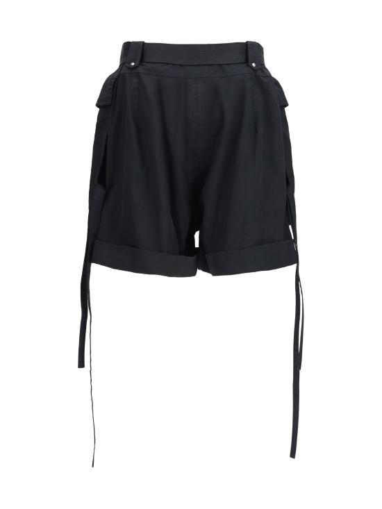 26SS 알렉산더 맥퀸 숏팬츠 868654QZAQZ BLACK - ALEXANDER MCQUEEN