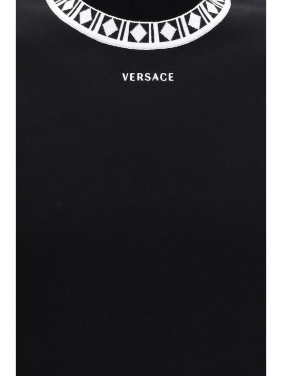 26FW 베르사체 탑 10257701A18356 BLACK - VERSACE