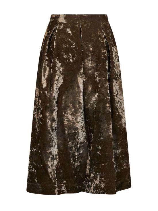 26FW 우마 왕 스커트 UP2006 UW430 GREEN - UMA WANG