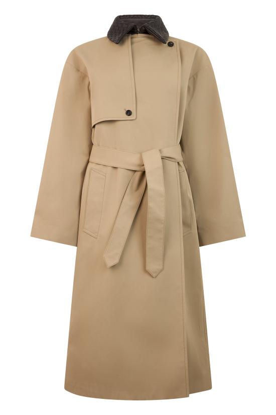 26FW 보테가베네타 트렌치 코트 874798 BEIGE