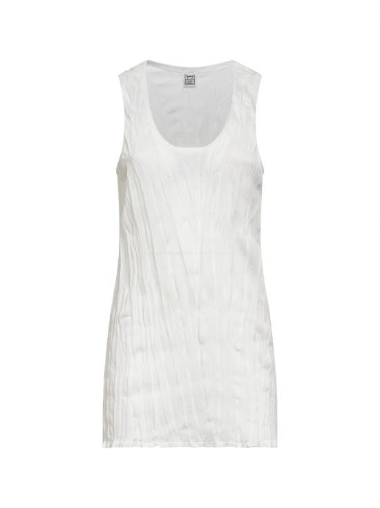 26SS 토템 민소매 티셔츠 262WRT0724YA0244 047 WHITE