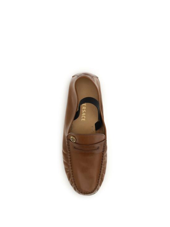 26SS 베르사체 플랫 슈즈 10234311A17346 BROWN - VERSACE