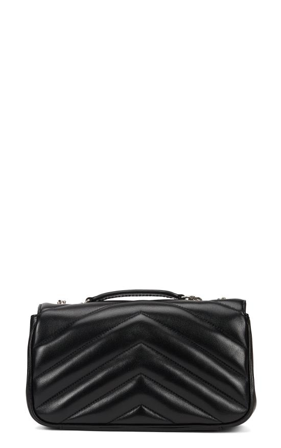  생로랑 루루 스몰 마틀라세 램스킨 백 801437 BLACK - SAINT LAURENT