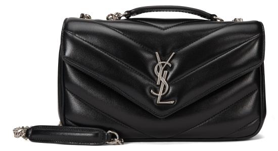  생로랑 루루 스몰 마틀라세 램스킨 백 801437 BLACK - SAINT LAURENT