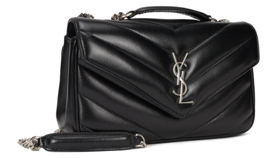  생로랑 루루 스몰 마틀라세 램스킨 백 801437 BLACK - SAINT LAURENT